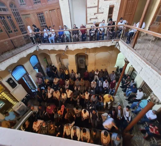 فناء بيت بابل في بغداد